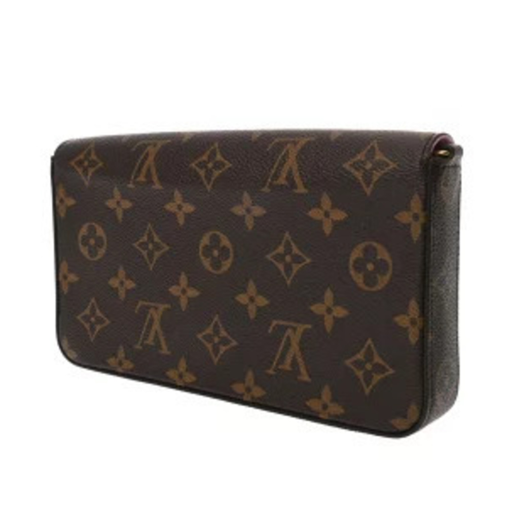 Louis Vuitton Monogram Pochette Felicie Vivienne Brown Canvas Shoulder Bag